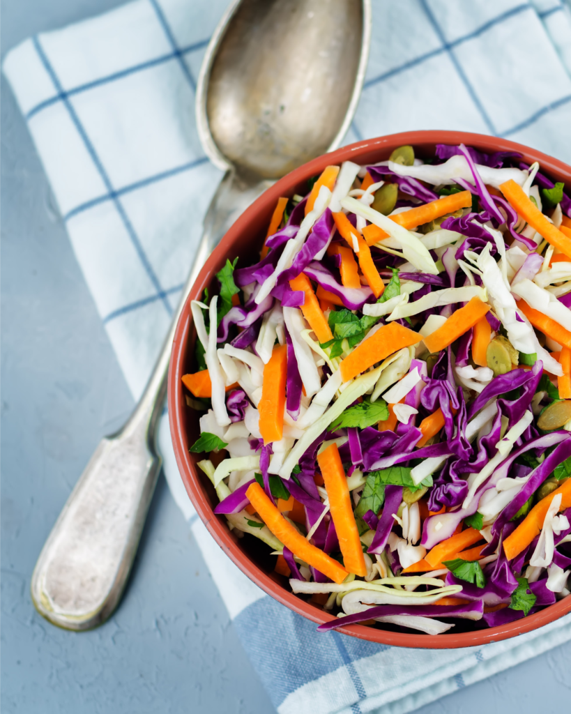 Asian Slaw – healthy, crunchy Asian Cabbage Salad - NomNomWow