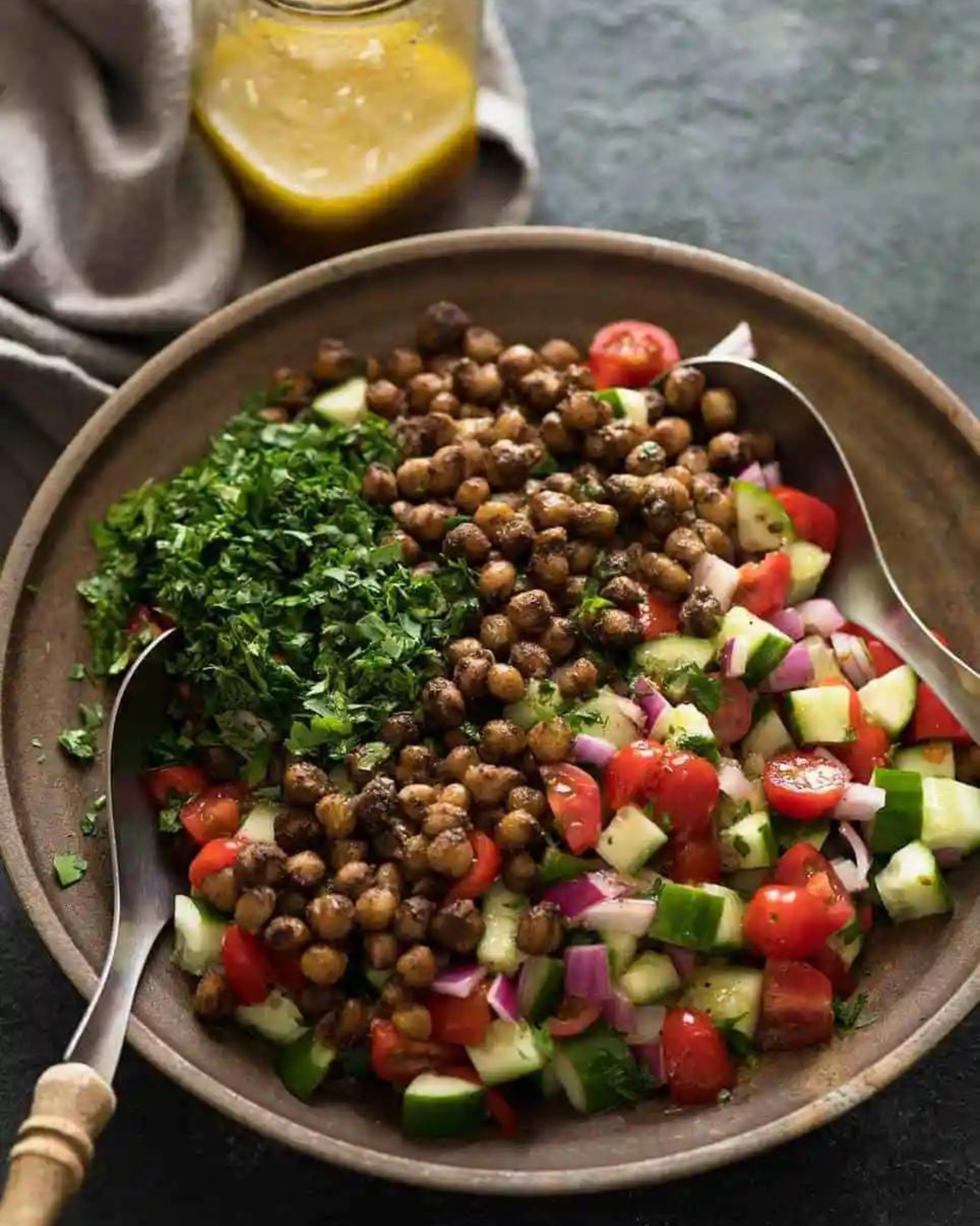 Middle Eastern Chickpea Salad