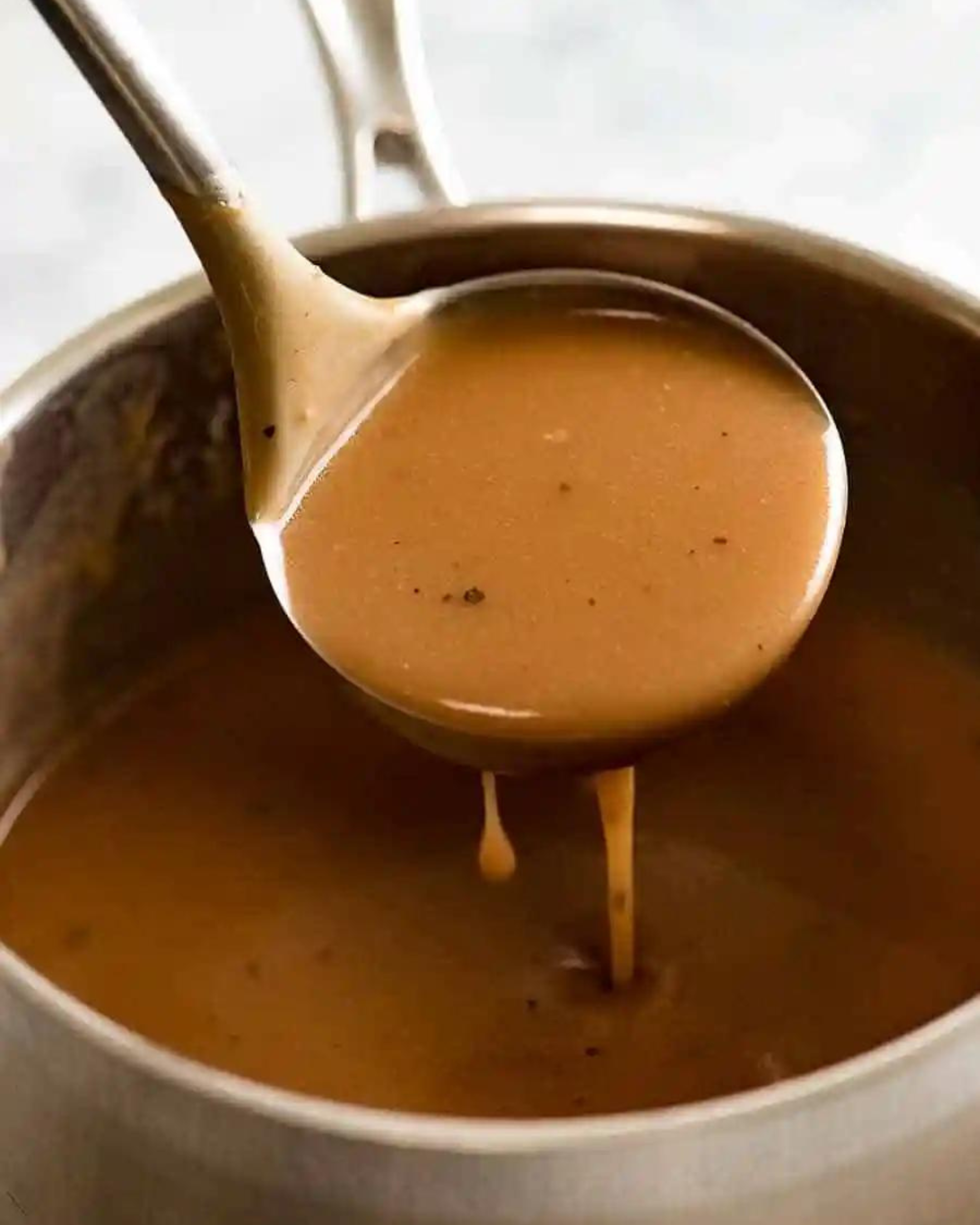 Gravy recipe – easy, from scratch, no drippings